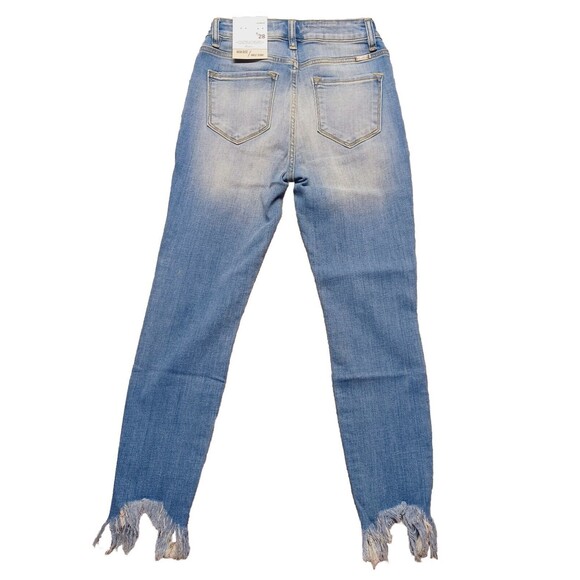 Kancan High Rise Ankle Skinny Women's Distressed Jeans Size 9/28 - Picture 3 of 9